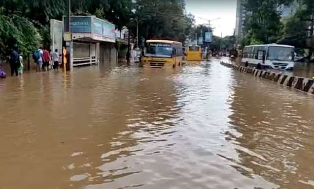 Bengaluru Flood: Boats on roads with jams all around