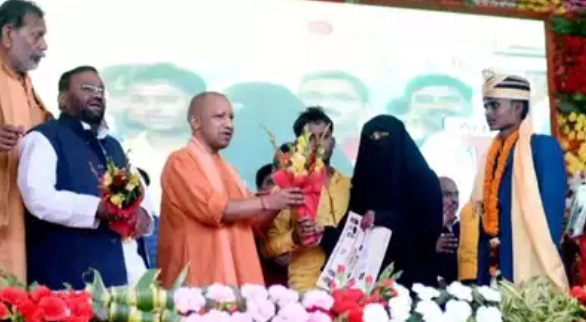 It happens only in UP: Yogi solemnizing 1300 Muslim Weddings