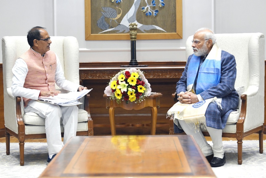 CM Chouhan met PM Modi