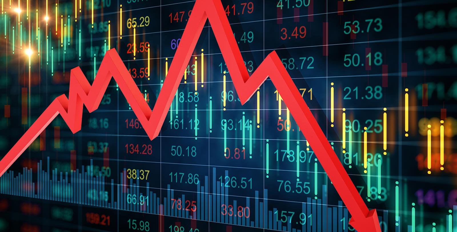 Share market closes in deep red.