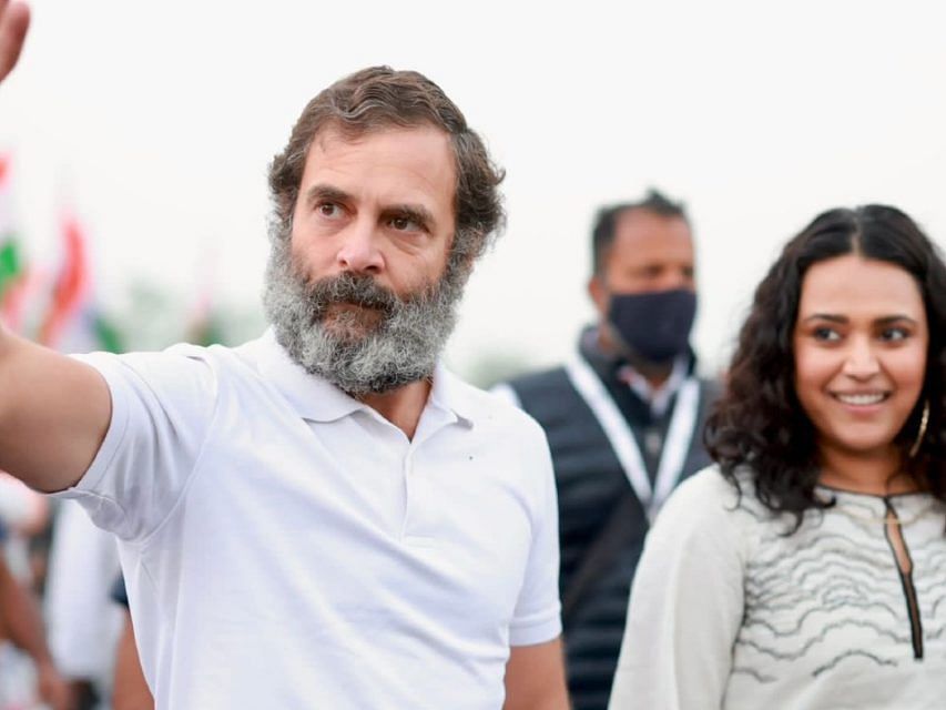 Swara Bhasker’s Walk With Rahul Gandhi: Bharat Jodo Yatra