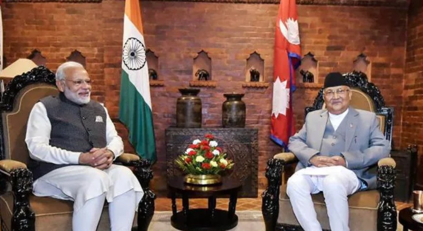 PM Modi with PM Sher Bahadur Deuba