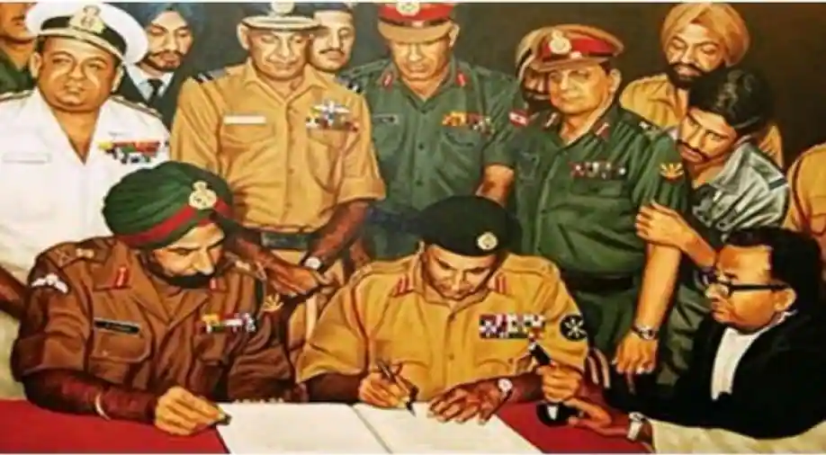 Taliban Official Mocks Pakistan By Sharing Picture Of 1971 War Surrender To India