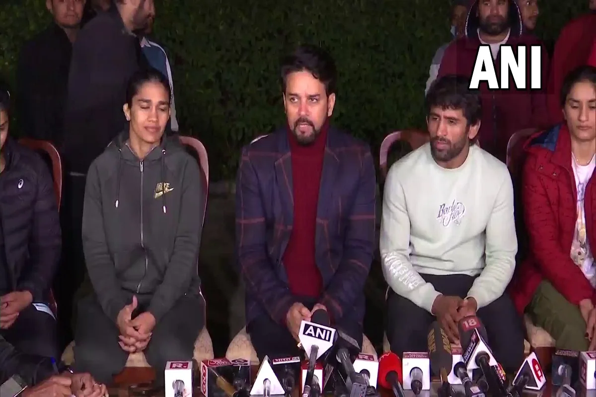 Wrestlers’ Protest: “We want their time, support, and co-operation so that the matter can be settled soon”, says Anurag Thakur