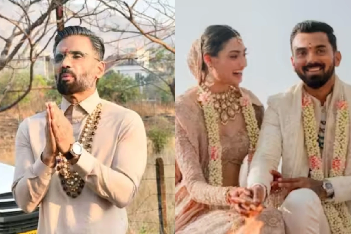 The newlyweds “In your light, I learn how to love,” says the caption of Athiya Shetty and KL Rahul wedding photos