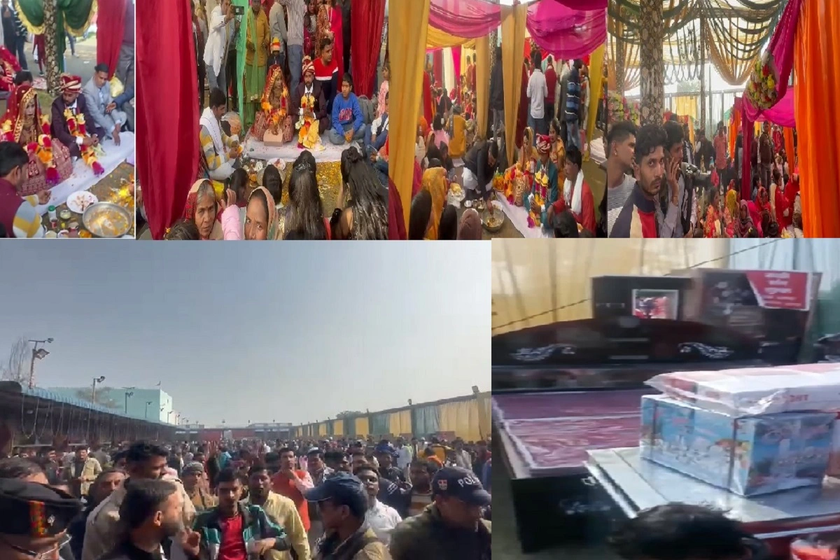 Mass wedding held in Uttarakhand, married couples went emotional, showered blessings on MLA Umesh Kumar
