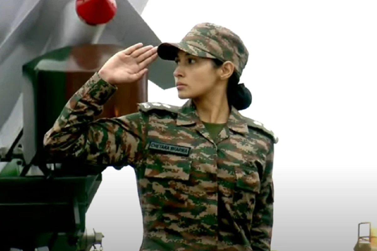 Women Empowerment in Republic Day Parade, Lieutenant Chetna Sharma led the Akash Missile System
