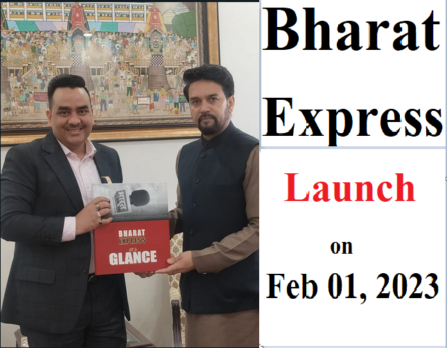Bharat Express Chief Upendrra Rai meets I&B Minister Anurag Thakur, inviting his presence to the channel launch