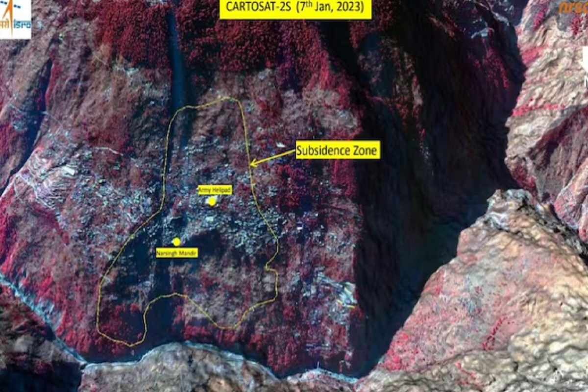 Sinking Town: NSRC Releases Satellite Images Of Joshimath; Rapid Subsidence Of 5.4 cm Recorded  