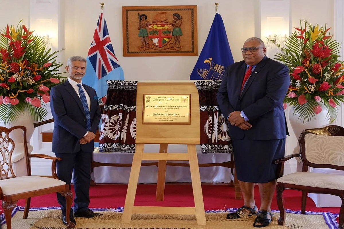Fiji: EAM Jaishankar, President Katonivere Jointly Inaugurate Two-Year Solarisation Project