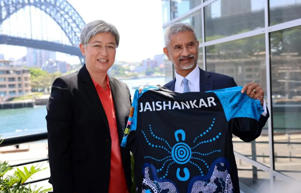 External Affairs Minister S. Jaishankar with his Australian counterpart Penny Wong