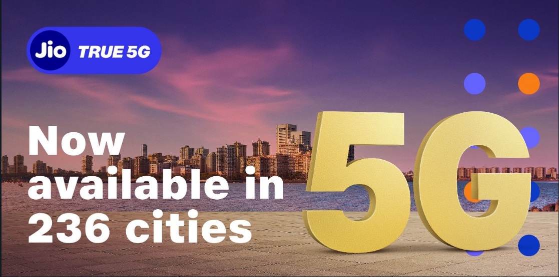 JIO Launches True 5G in 10 More Cities Taking the Benefits of True 5G to 236 Cities Across The Nation