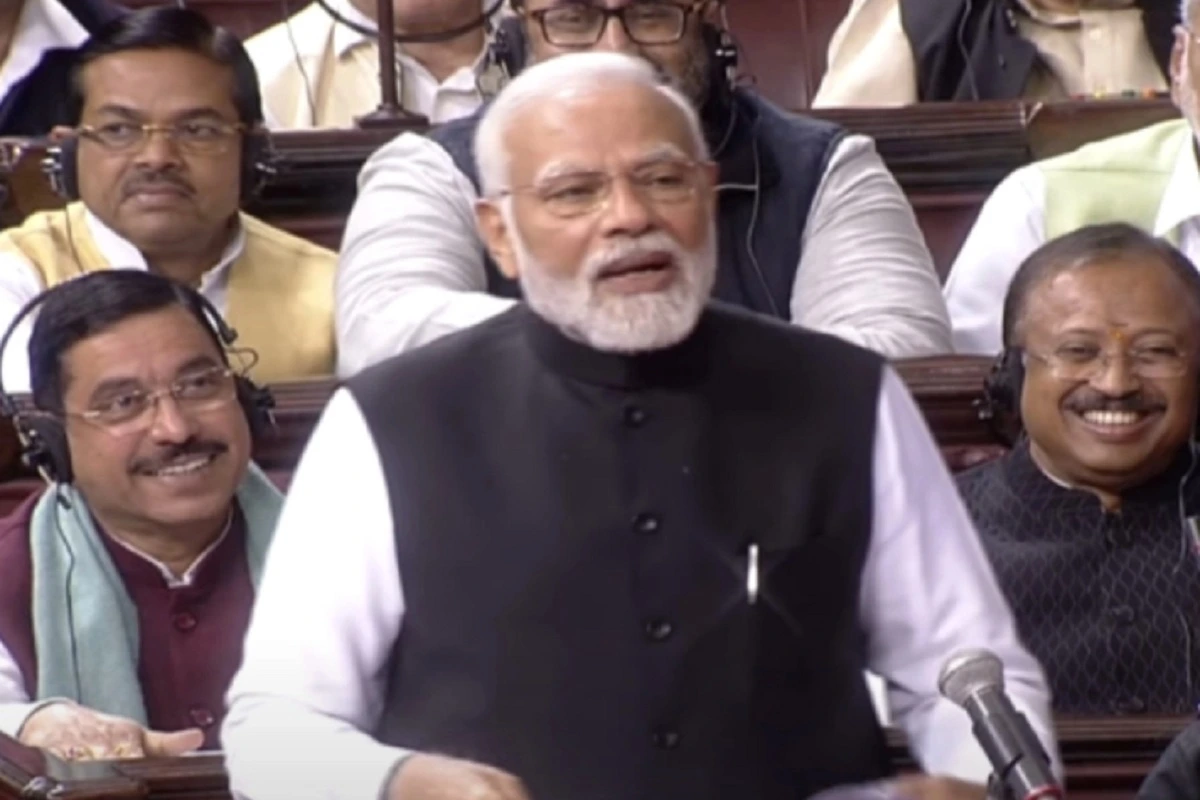 Rajya Sabha: “Jitna Keechad Uchaloge, Kamal Utna Hee Zyada Khilega,” Says PM Modi As Opposition Shouts Slogans