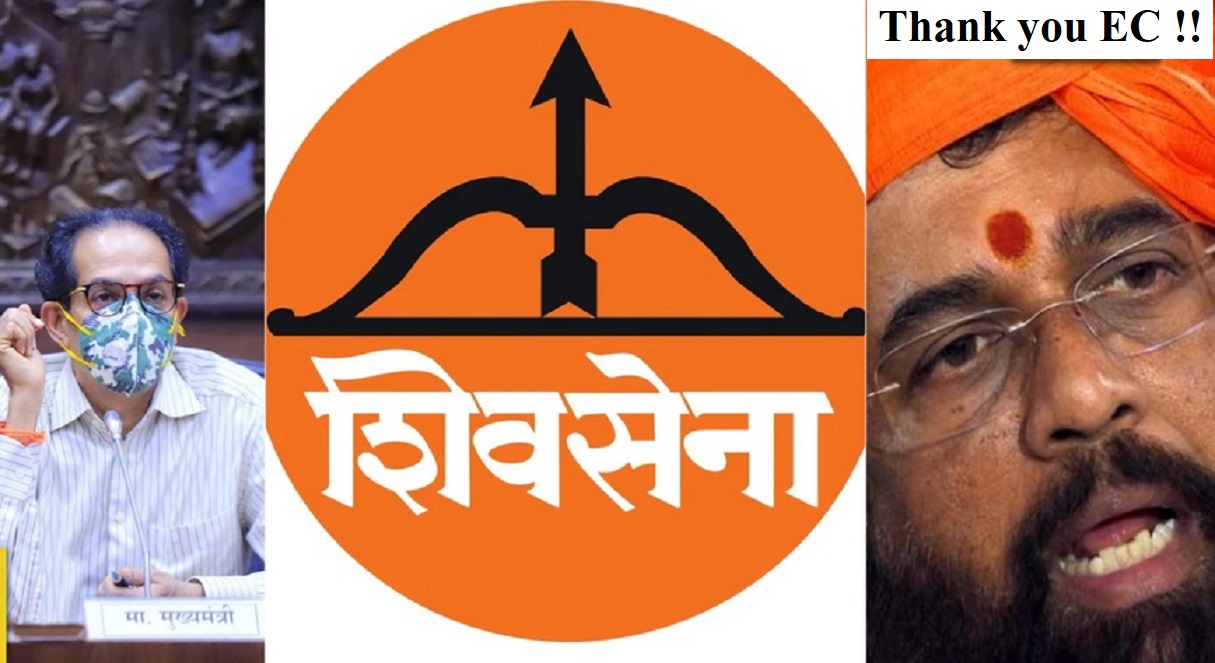 It’s Shinde’s Shiv Sena now : EC order allows Eknath faction’s right on Shiv Sena name & bow-arrow symbol too
