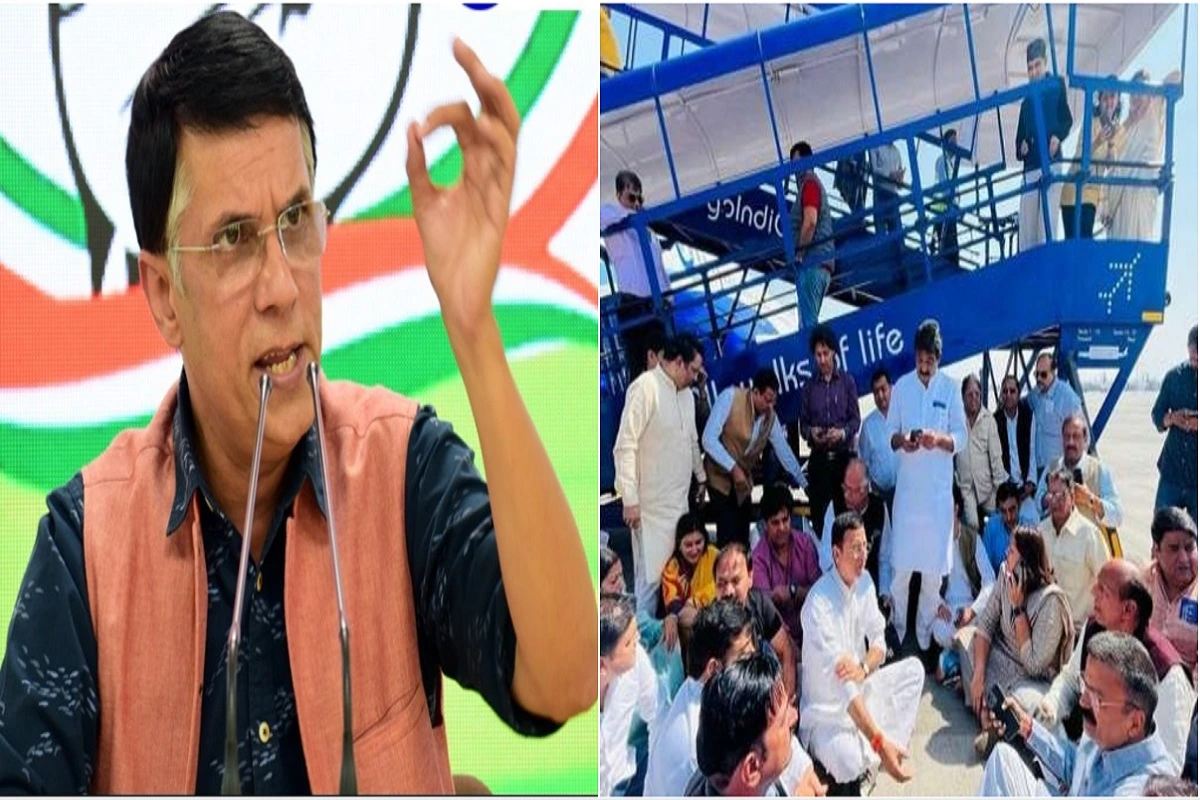 Pawan Khera Arrested At Delhi Airport, Congress Leaders Protest Calling It “Shameful, Unacceptable Act”