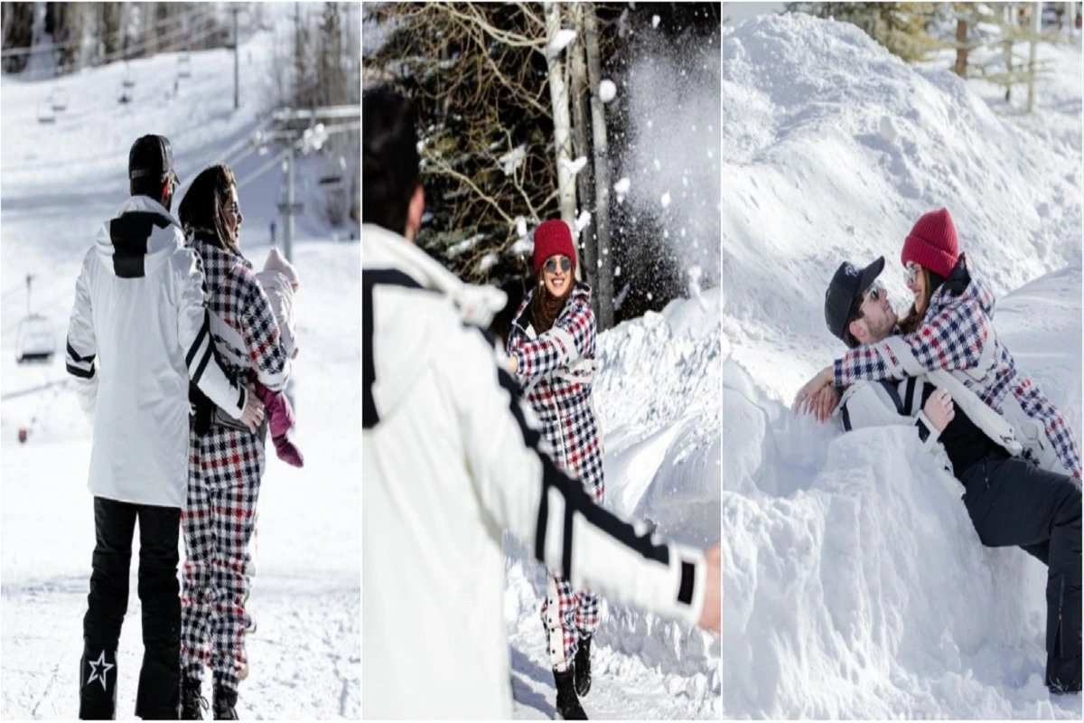 Nick Jonas, Priyanka Chopra And Daughter Malti Marie Look Perfect In Ski-Vacation In Aspen; Shares Post On Instagram