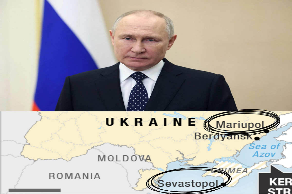 An Attempt To Defy: Vladimir Putin Visits Ukrainian Cities of Mariupol & Sevastopol