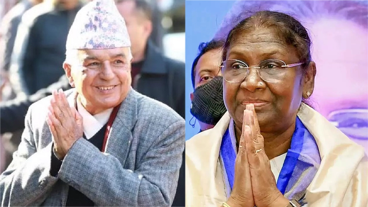 Indian President Droupadi Murmu & Nepal's President Ram Chandra Paudel