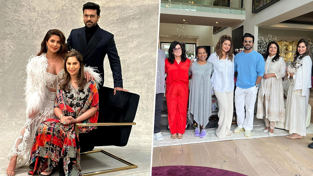 Priyanka Chopra Hosts Ram Charan And His Wife Upasana Kamineni At Her Los Angeles House