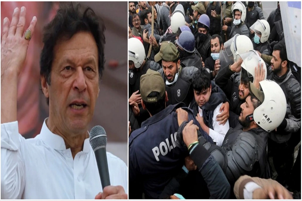 Police Attacked Our People: Imran Khan Condemns Police For Charging Supporters, Says “This Is London Plan”