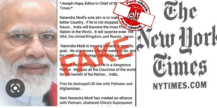 New York Times spreads lies about India, says I&B ministry