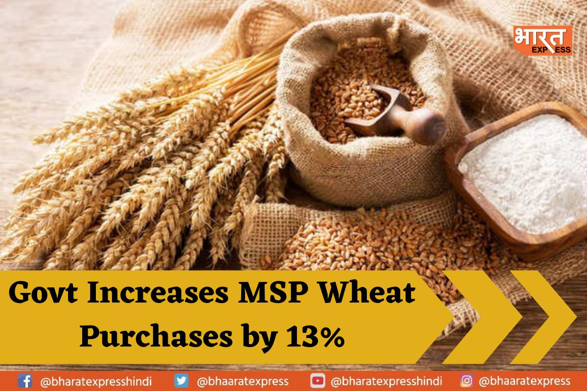 Government Increases Procurement of Wheat Under MSP by 13%