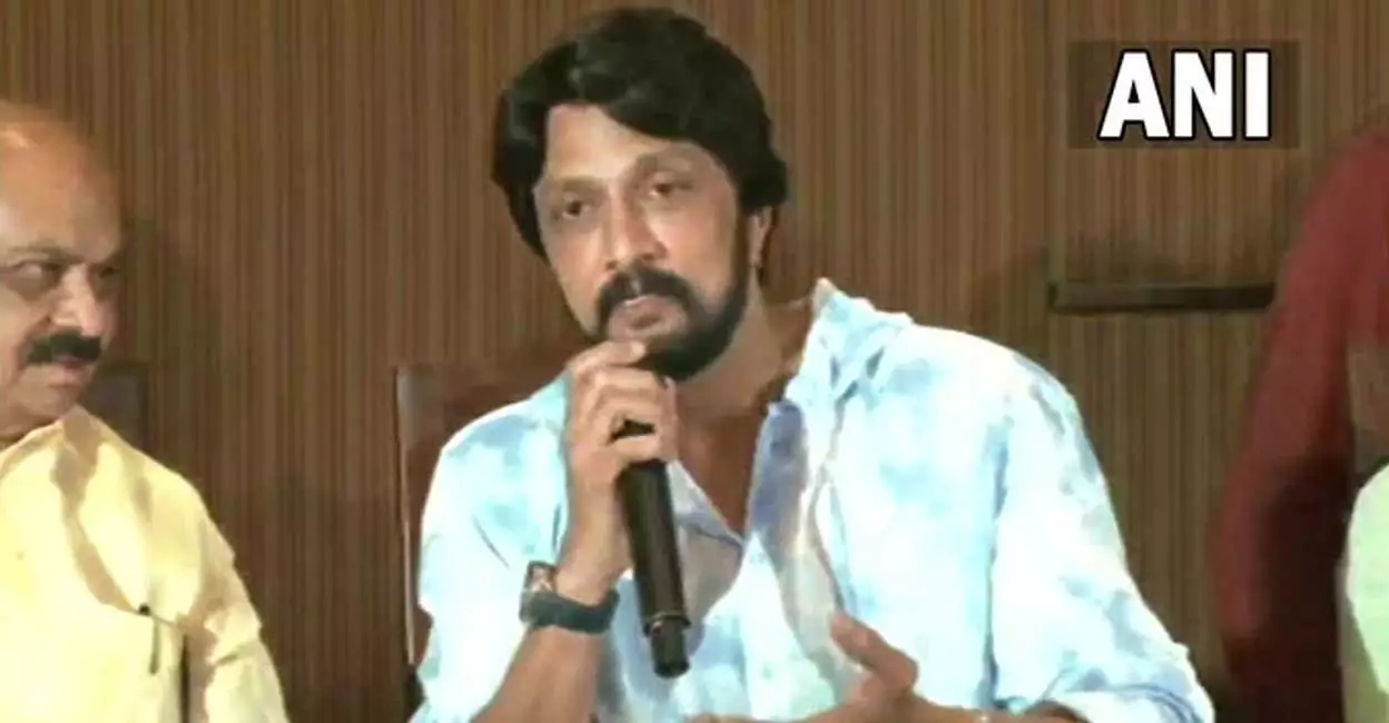 Actor Kichcha Sudeep Says “Not Joining Politics, But Whatever BS Bommai Needs”