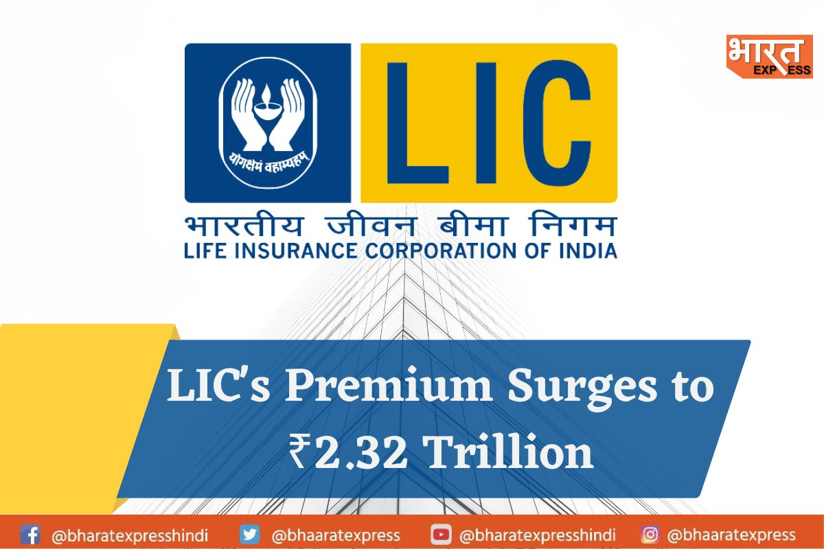 LIC Achieves Strong Revenue Growth in FY 2023, Registers ₹2.32 Trillion in Premiums