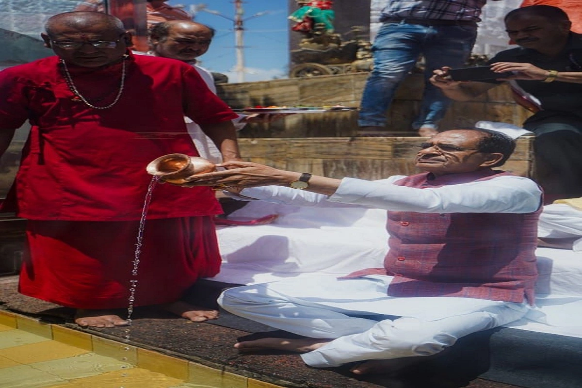 Shivraj Singh Chouhan at Amarkantak