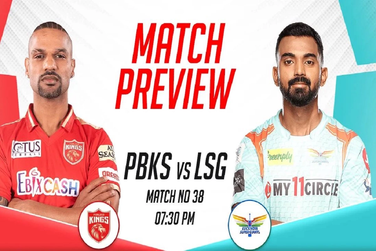 Match preview: PBKS vs LSG From Pitch Report To Playing XI Know All The Details Of Match Number 38 Here