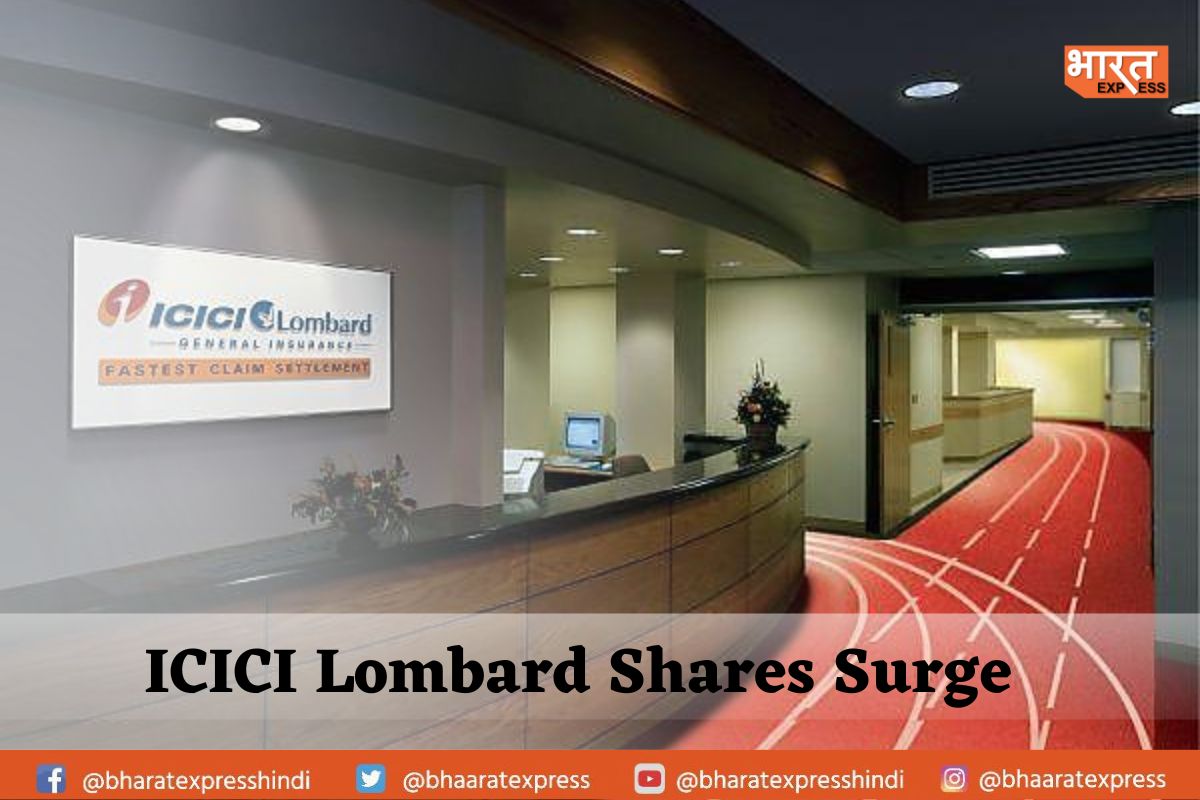 ICICI Lombard Shares Surge 12% As ICICI Bank Raise Stake Size