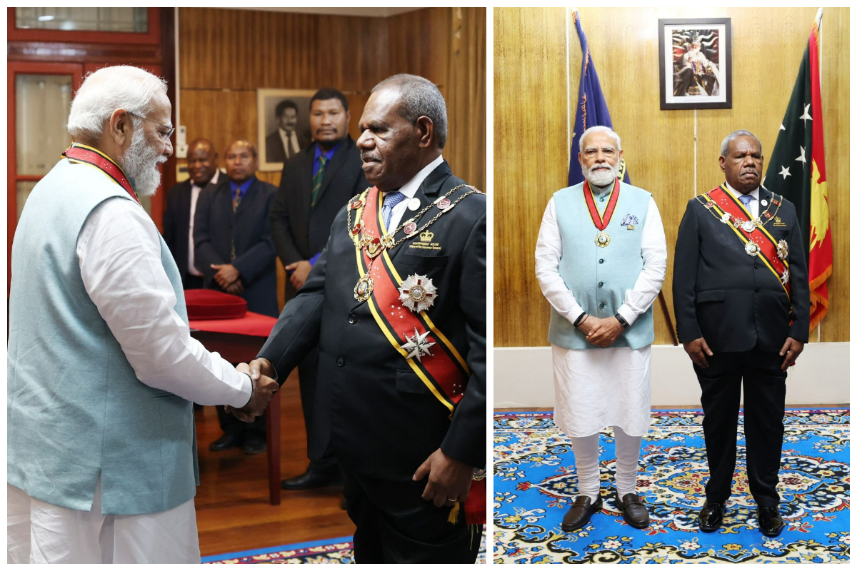 Narendra Modi Conferred With Highest Honour Of Fiji ‘Companion Of The Order’