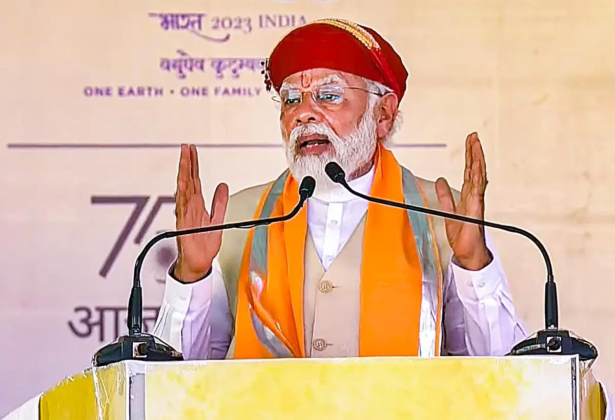 Prime Minister Modi Launches Development Projects In Rajasthan