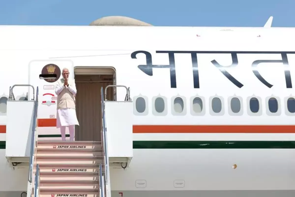 PM Modi Departs For Papua New Guinea After Concluding His G7 Summit Visit To Japan