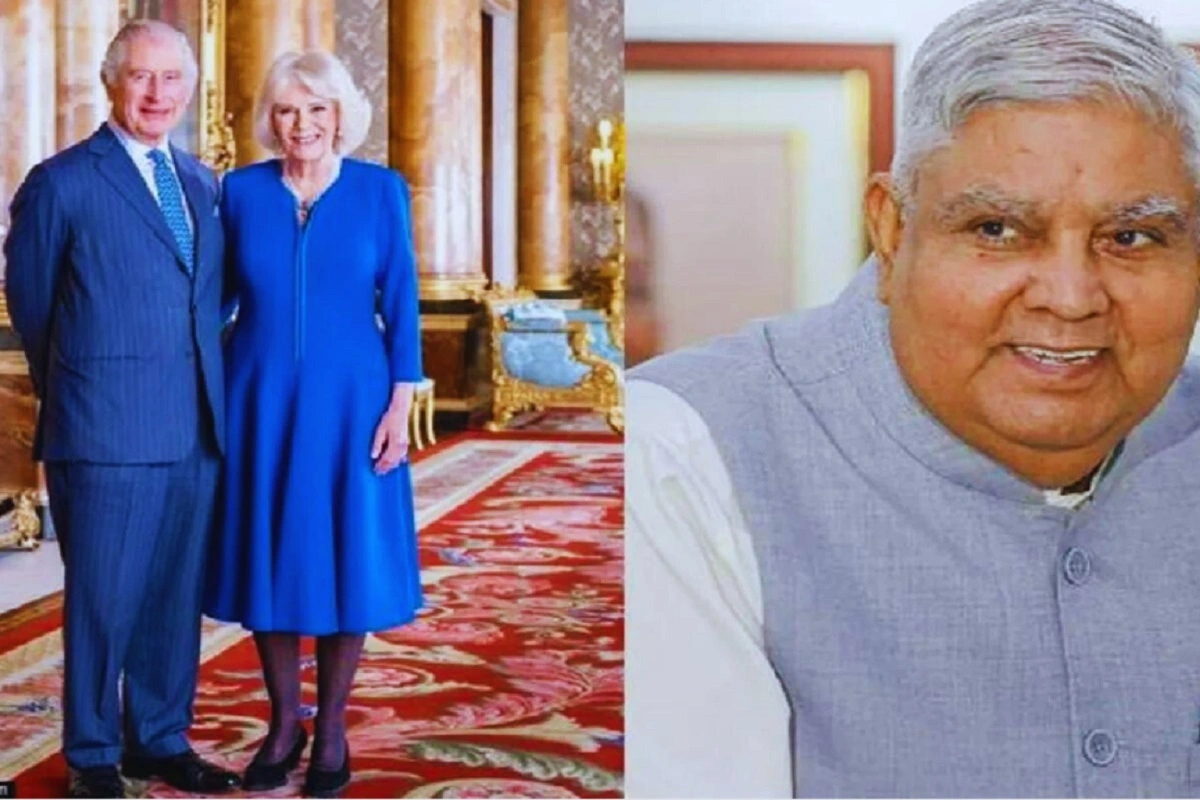 Vice President Dhankhar Visits London For King Charles III’s Coronation