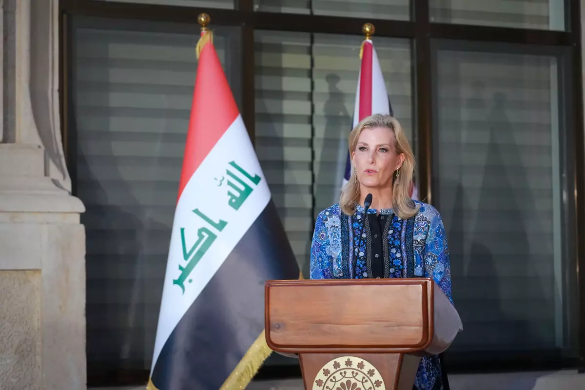 Duchess Of Edinburgh Visits Iraq, Meets Politicians