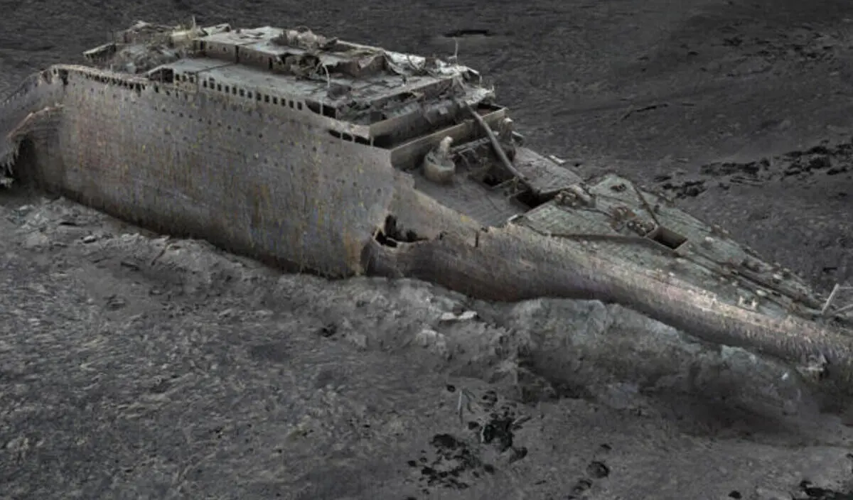 First Full-Sized 3D Scan Of Titanic Shipwreck Captured