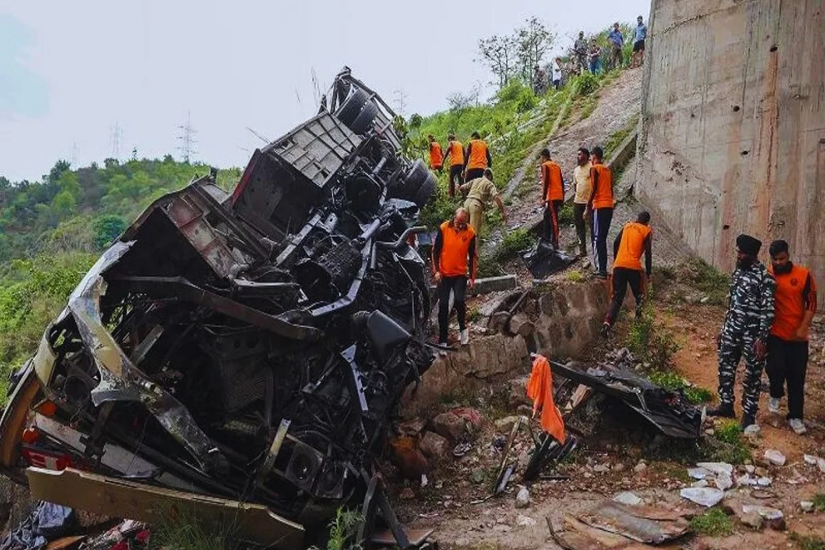 Bus Falls Down From Bridge In Jammu Kills 10 Vaishno Devi Pilgrims, 57 Injured