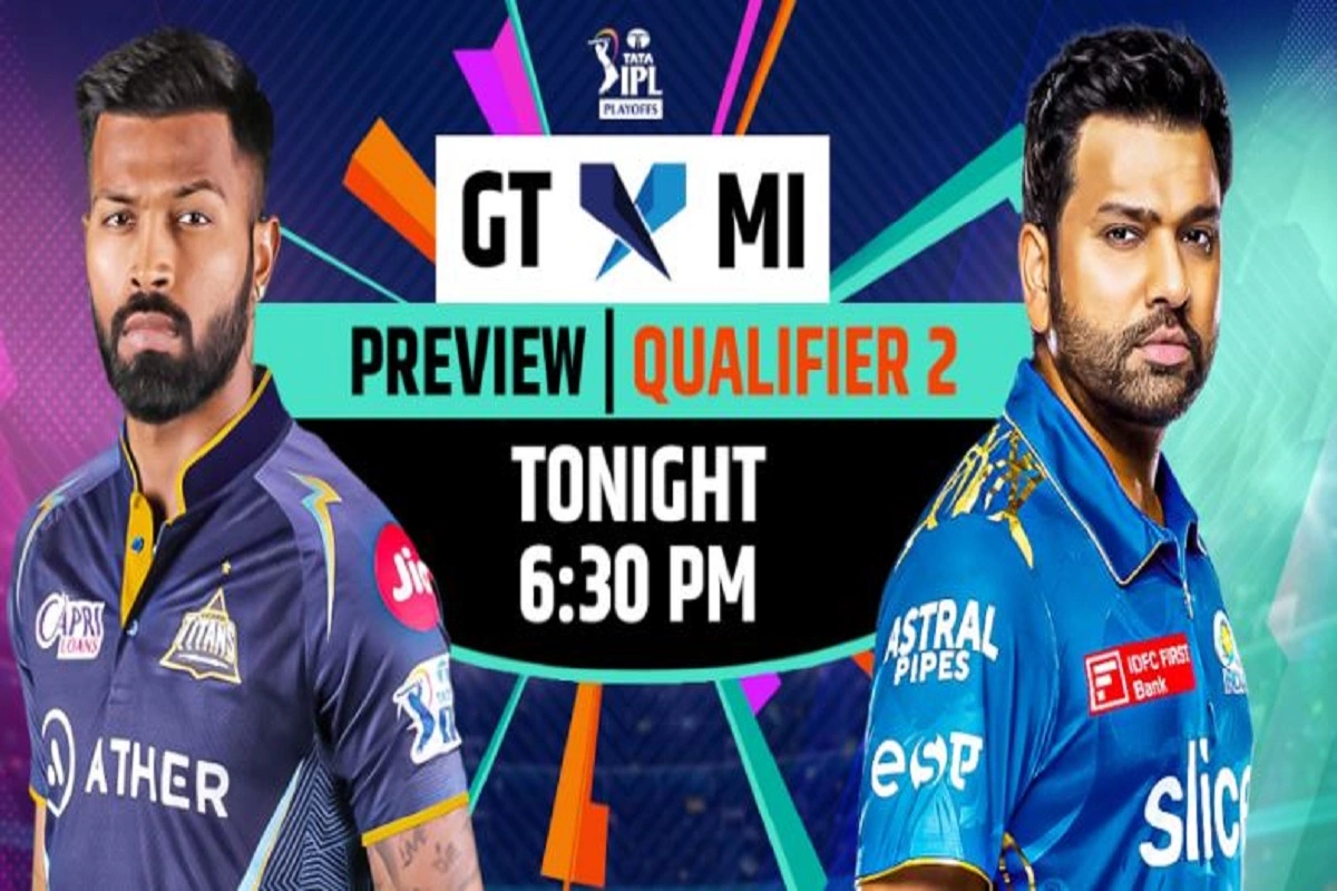 Qualifier 2 GT VS MI LIVE SCORE: Mumbai Wins Toss And Elects To Bowl Against Gujarat