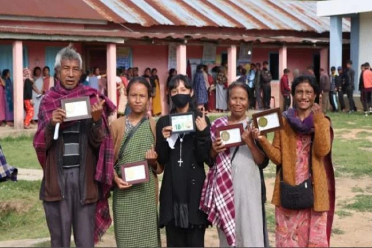 Women Throng in Large Numbers At Meghalaya By-Elections
