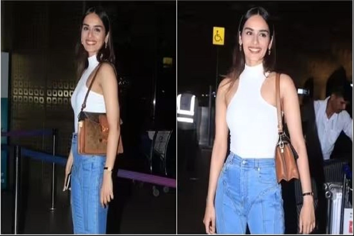 Manushi Chhillar Leaves For Cannes Film Festival, Nails Airport Look In High Boots