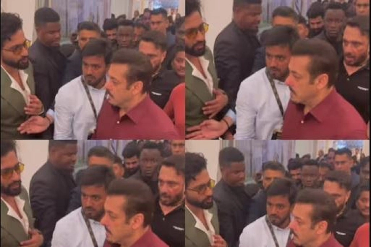 Salman Khan’s Security Pushes Vicky Kaushal Away at IIFA, Watch Here