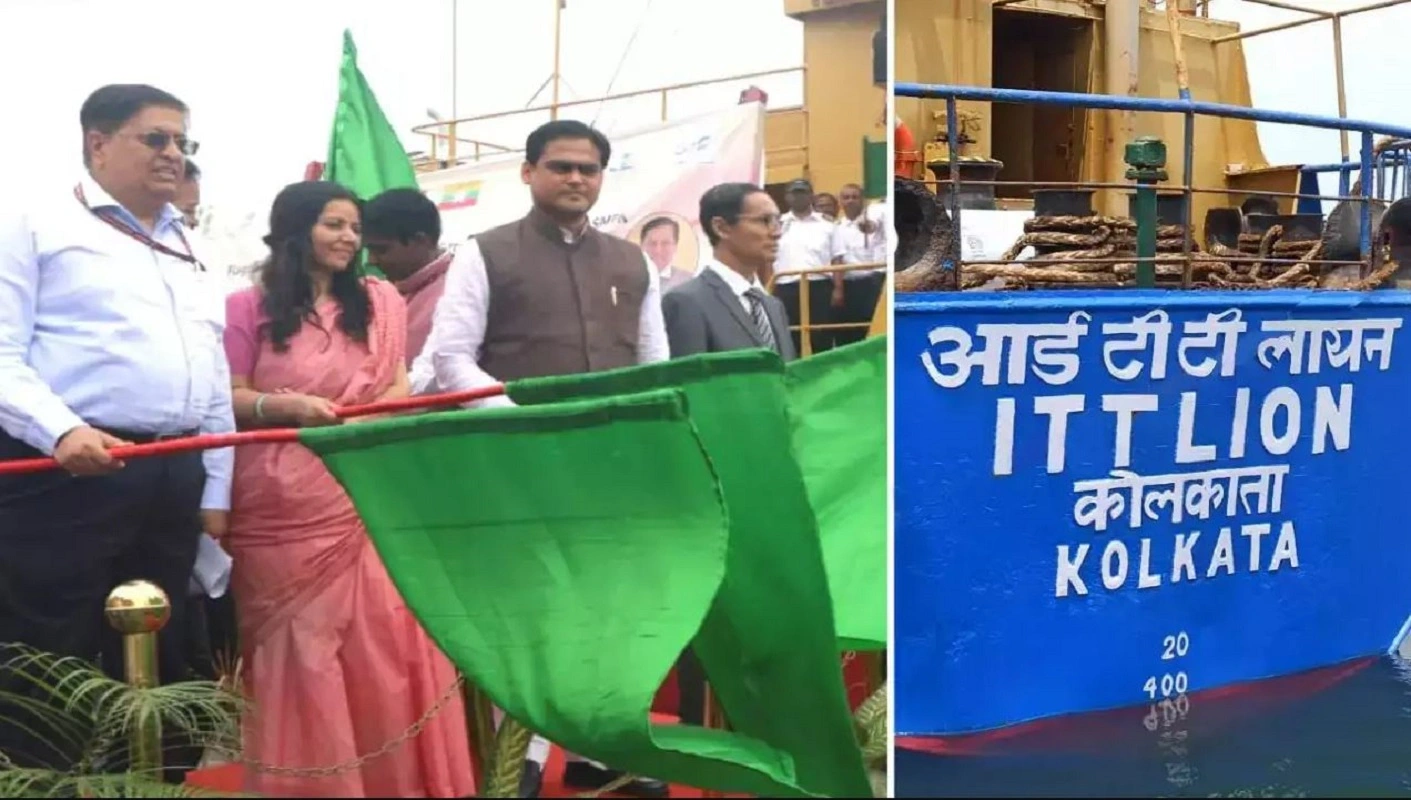 First Cargo Ship To India-Funded Myanmar Port Flagged Off From Kolkata Port Today