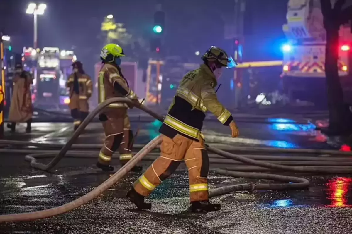 A Massive Fire Broke Out In Sydney Building
