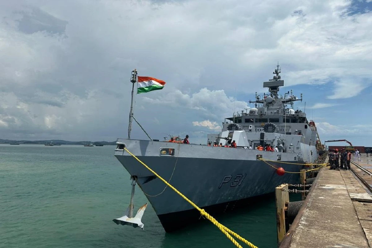 Samudra Shakti: INS Kavaratti Arrives In Batam To Participate In India-Indonesia Bilateral Exercise