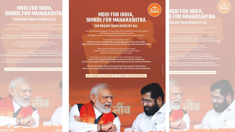 Will This Advertisement Published By Shiv Sena Break BJP-Shiv Sena Alliance?