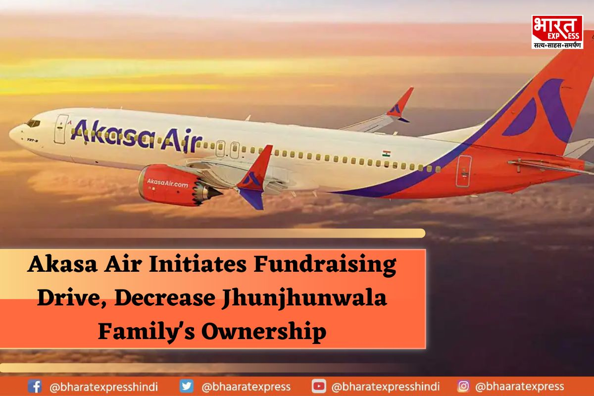 Akasa Air Seeks $75-100 Million in Fresh Equity, Aims to Reduce Jhunjhunwala Family’s Ownership