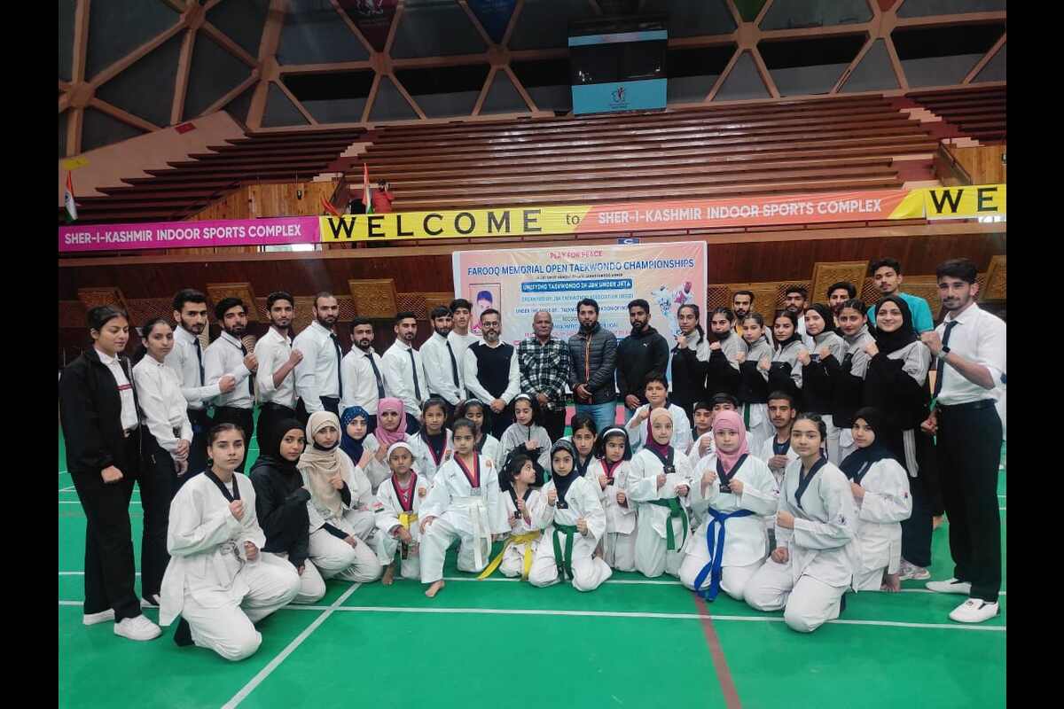 Two-Day Farooq Memorial Open Taekwondo Championship Held In J-K’s Srinagar