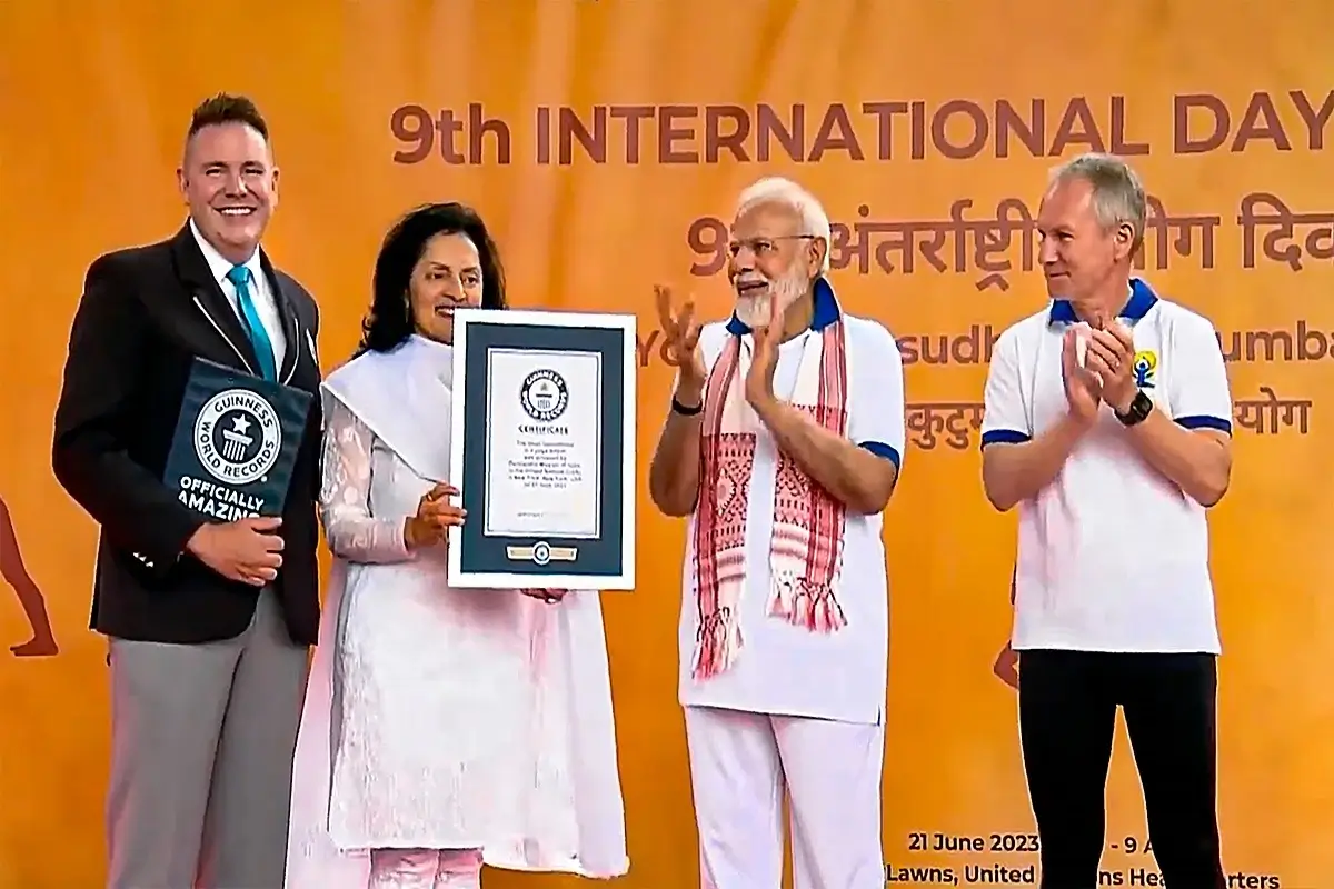 Big Moment for India! PM Modi Creates World Record At UN Headquarters   