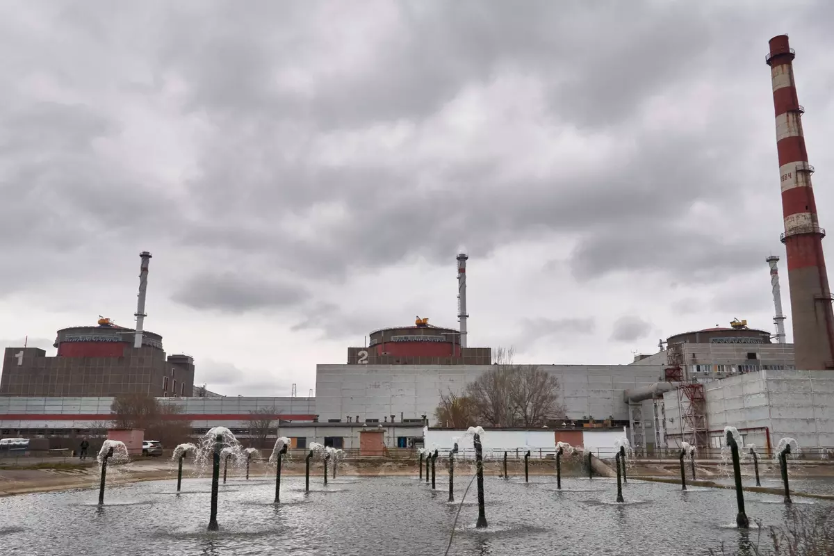 Zaporizhzhia nuclear plant.